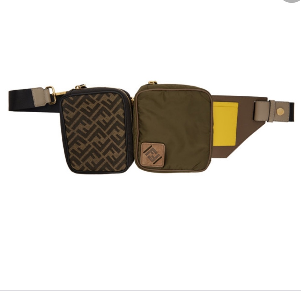 Authentic FENDI Canvas Multi Pouch Belt Bag - Picture 1 of 14